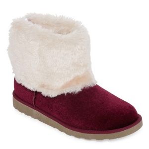 Arizona Itsy Burgundy Winter Booties